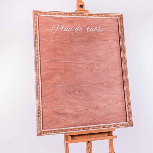 [T006] Location Grand cadre "Plan de table" avec ficelles et pinces